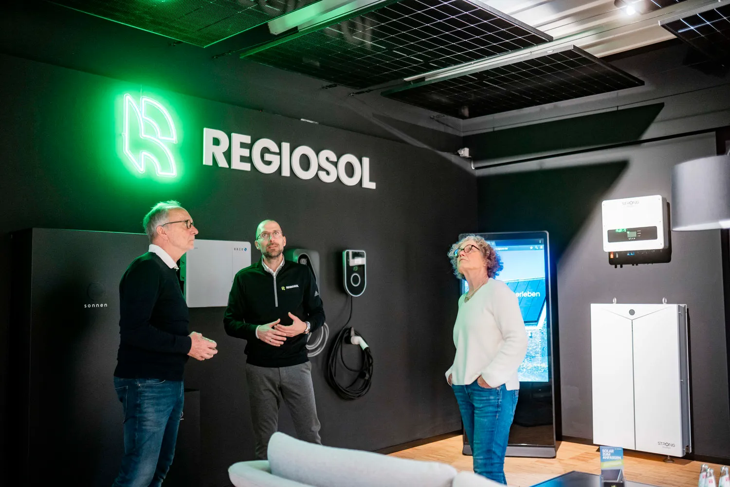 RegioSol Showroom mit Photovoltaik-Beratung für PV-Module, Batteriespeicher und Wallboxen